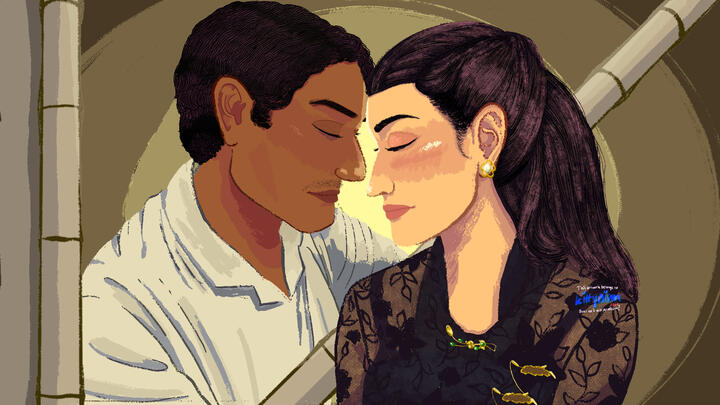 Dasiyah and Soeraja from an Indonesian series Gadis Kretek (2023)